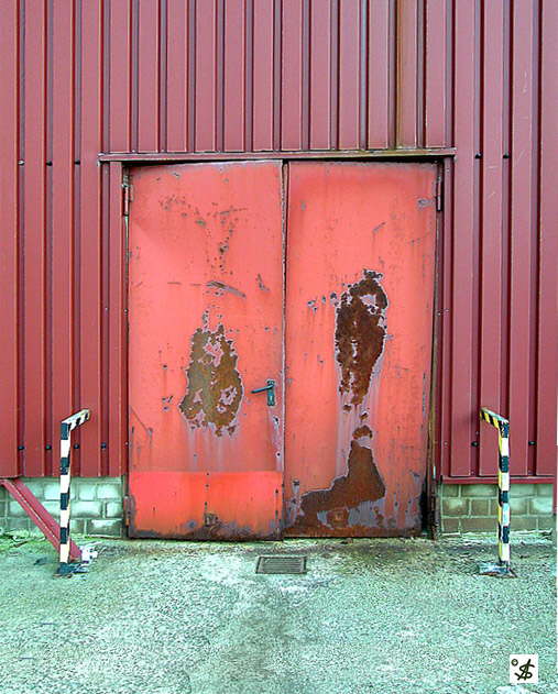 Die rote Tür..